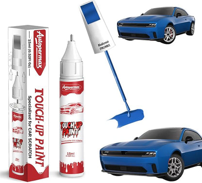 Bludicrous(PBJ/MBJ) Car Touch Up Paint for Dodge, Color Accurate Two-In-One Car Paint Scratch Repair Pen, Professional Scratch Remover for Vehicles Chips and Nicks Scuff