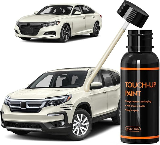 NH603P White Diamond Touch Up Paint Compatible With Honda Cars, DIY Car Paint Scratch Repair Kit, Automotive Paints, Quick & Easy Fix Scratch Repair for CRV/Odyssey/Pilot/Ridgeline/Crosstour