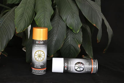 EASTUP Premium Metallic Acrylic Enamel Wheel Paint Brown-Orange -Gold Color, Brilliant Finish, High Durability, Fade-resistant, Quick Drying Rim Coating Spray Paint.