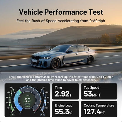 TOPDON Carpal OBD2 Scanner Bluetooth - Scanner for Car, AI-Assisted All System Diagnostic Tool for iOS & Android, Vehicle Health Check, 6 Maintenance Services, Smog Check, Repair Guide