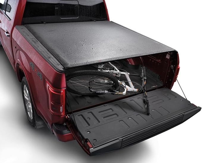 WeatherTech Roll Up Pickup Truck Bed Cover for Sierra 2500HD / 3500HD, Silverado 2500HD/3500HD, (8RC2438), Black
