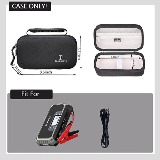Tourmate Hard Case Compatible AstroAI Car Jump Starter, Travel Case for AstroAI/S ZEVZ 2000A 12V 18000mAh Car Battery Charger Holder (Box Only)