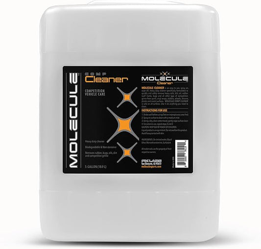 Molecule Competition Cleaner | Premium Vehicle Care | Heavy-Duty Car Cleaning Spray for Detailing Kits & Automotive Accessories | Removes Oil, Rubber & Grime | Interior & Exterior Safe | 5 Gallons