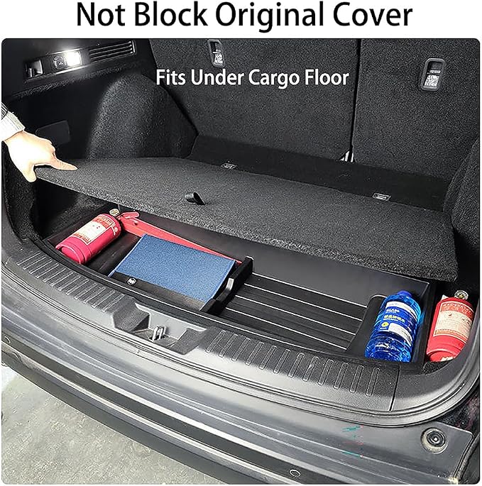 Trunk Custom-Fit Organizer for 2023 2024 2025 Honda CR-V, SUV Insert Cargo Rear Hatch Storage Box for CRV EX LX EX-L Touring Turbo Plus Sport Accessories