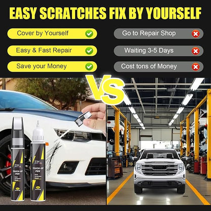 XNA Car Touch Up Paint (Cacti Green(GVR/WA125J)) for Chevrolet, 2 in 1 Car Scratch Remover with Pen Tip and Brush, Exact Color-Matched for Car Paint Scratch Repair, Quick & Easy Fix