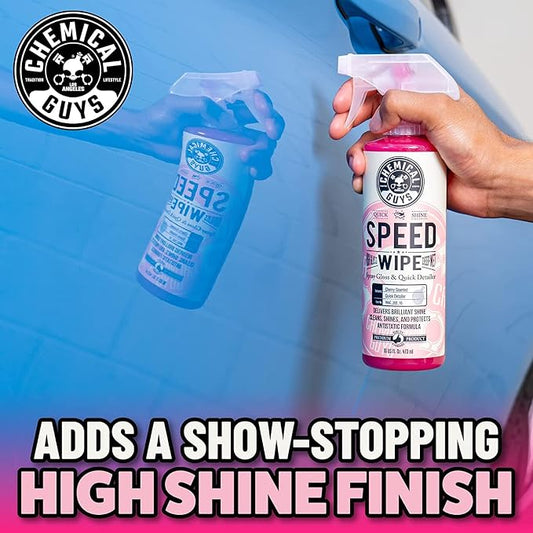 Chemical Guys Speed Wipe Quick Detailer, Safe for Cars, Trucks, SUVs, Motorcycles, RVs & More, Extra Large 32 fl oz, Cherry Scent