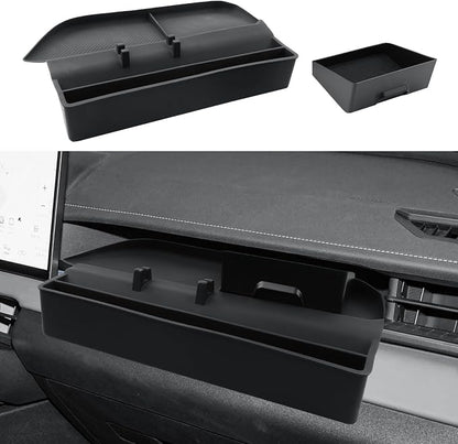 ECOZEN Passenger Side Organizer Tray For 2026 Toyota RAV4 - Silicone Center Console Organizer Co-Pilot Storage Tray With Pocket For RAV4 2026 Interior Accessories - Extra Storage Space