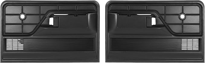 Front Inner Door Panel Kit Compatible with 1973-1979 Ford F100 F150 F250 F350 Bronco Door Trim Panel Arm Rest Pads Finger Cups Replacement for D3TZ-1023942-KT Plastic Steel