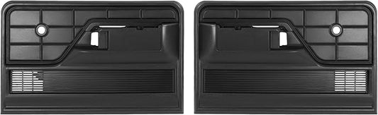 Front Inner Door Panel Kit Compatible with 1973-1979 Ford F100 F150 F250 F350 Bronco Door Trim Panel Arm Rest Pads Finger Cups Replacement for D3TZ-1023942-KT Plastic Steel