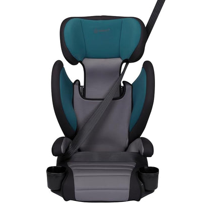 Safety 1st Grow and Go 2-in-1 Booster Car Seat with ComfortWings, Converts High-Back to Backless, 19" Wide, Slim Design, Lightweight, Foldable, Easy-Clean, Cup Holders, 40-100 lbs, Sea Serpent