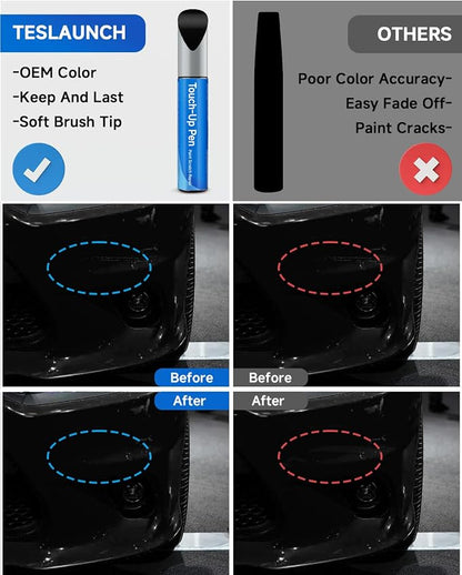 Diamond Black Crystal Pearl PXJ/KXJ Car Touch Up Paint Compatible with Dodge – Scratch Repair Kit, Exact OEM Color Match, Scratch & Rust Repair, Car, Truck & SUV Paint Fix