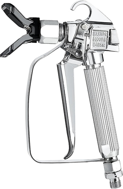 VEVOR Airless Paint Spray Gun, 3600PSI High Pressure Airless Paint Sprayer Gun with 5 Tips, 211, 315, 417, 517, 623, Swivel Joint Airless Spray Gun Kit with Filters, Cleaning Needle and Brush
