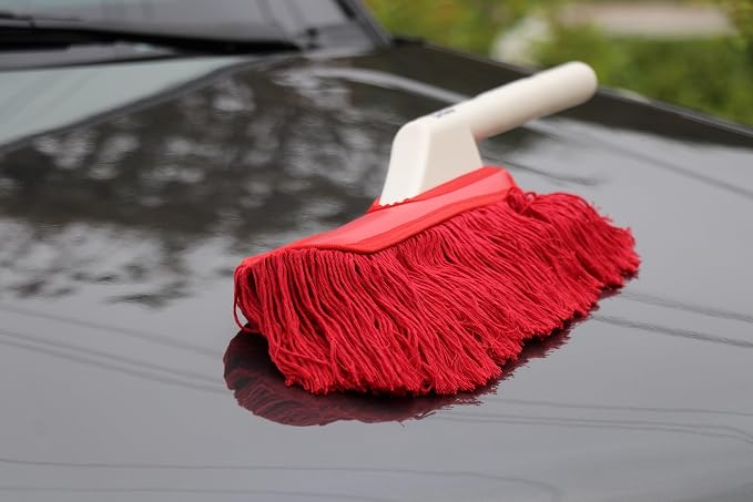 The Original California Car Duster Detailing Kit with Plastic Handle, Model Number: 62445 , Red