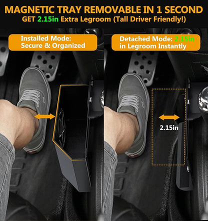 Eamplest Updated JK Magnetic Metal Center Console Gear Shift Organizer for Jeep Wrangler JK & Unlimited 2018 2017 2016 2015 2014 2013 2011 Interior Accessories Rubicon Sahara Storage Box Tray