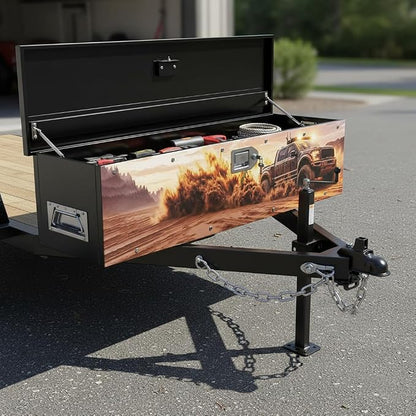Truck Bed Tool Box, F150 Accessories, Truck toolBox compatible with F150,38.5 x 11.6 x 9.6 Inches, Alloy Steel, Lockable, Weathertight, Rust Resistant, Flip Top, for Pickup Trucks