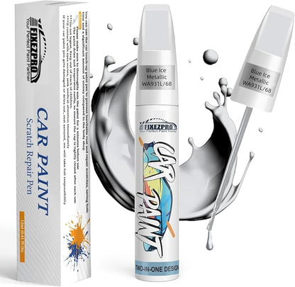 WA931L/68 Blue Ice Metallic Touch Up Paint for Chevrolet Car Paint Scratch Repair Exact Match, Quick and Easy Fix Chips and Nicks Scuff
