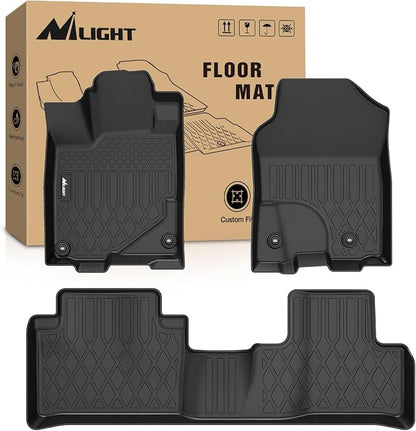 Nilight TPE Floor Mats for Acura RDX 8-Way Power Seats 2013 2014 2015 2016 2017 2018, All Weather Custom Fit Heavy Duty Floor Liners