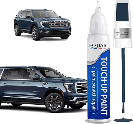 Downpour Metallic GXP/WA136H Touch up Paint for GMC-Exact Match Scratch Repair Kit 2-In-1 Premium Car Paint Pen for Chips & Nicks