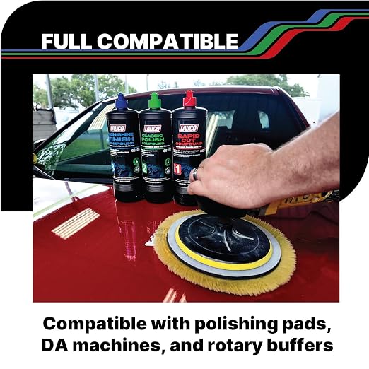 LAUCO Paint Correction Compounds Step 1, 2, 3 – 16oz, Swirl Remover 8oz Kits, with a Towel, Silicone-Free, Clear Coat Safe Scratch Remover, Swirl Correction & High Gloss Finishing