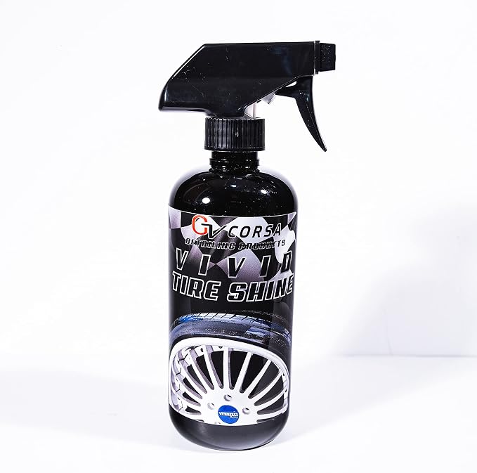 Detailing Products Vivid Tire Shine, Tire Dressing, Tire Gloss, Tire Shine Spray, car tire shine (16 oz)