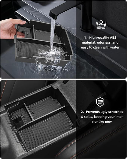Center Console Organizer for 2026 2025 Ford Bronco 4 Door Models (Not for 2-Door, Manual Transmission or Bronco Sport)