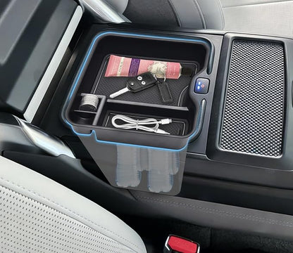 Center Console Organizer for Range Rover & Range Rover Sport 2023-2025 2026 Armrest Insert Tray Storage Box Interior Accessories with Refrigerator (NOT Fit for Models Without Refrigerator)