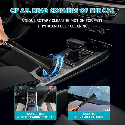 Air Blow Gun for Car Detailing – High Pressure Air Duster for Auto Interior Cleaning – Blows Dust, Dirt & Debris from Vents, Seats & Dashboard – Works with Air Compressor – Ergonomic Grip