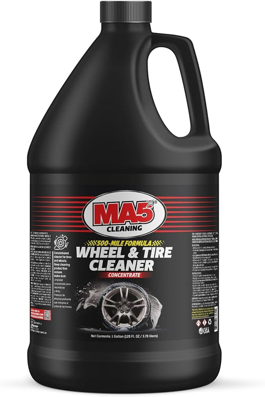 MA5X Wheel and Tire Cleaner | Concentrated, Brake Dust Remover | Rim Cleaner | Gallon Refill | Pack of 1