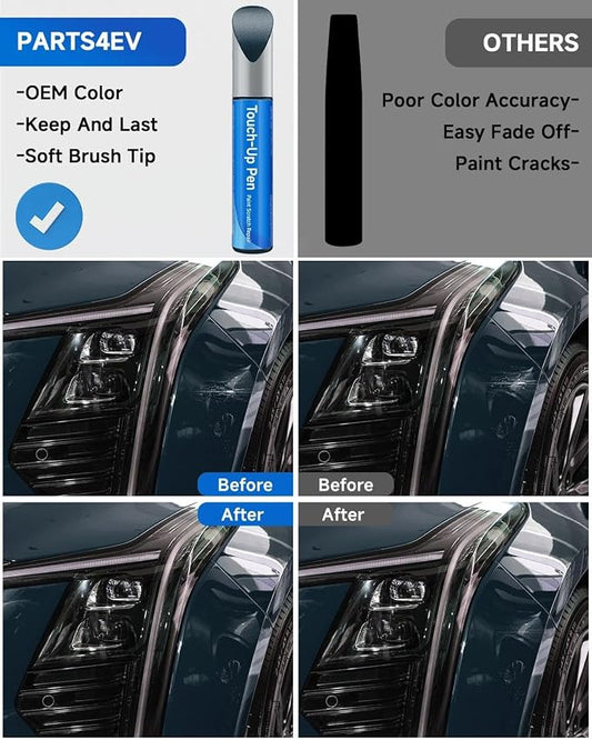 GXP/WA136H Deep Sea Metallic Touch Up Paint Compatible with Cadillac Exact Match Touch Up Paint Car Scratch Repair