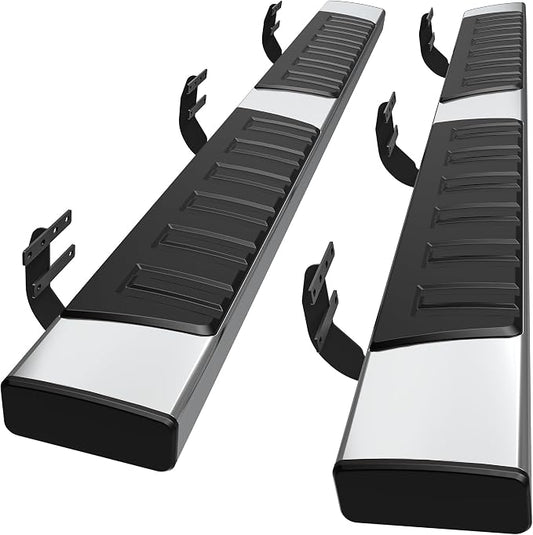 6.5 Inches Running Boards Compatible with 2019-2026 Ram 1500 | New Body Style Crew Cab with 4 Full-Size Doors (Excl. 1500 Classic), Side Step Nerf Bars Side Bars