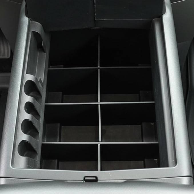 Vehicle OCD - Center Console Organizer for Ford F150 (2004-2014) (Column Shift w/Bucket Seats Only) - Made in USA - SLX104