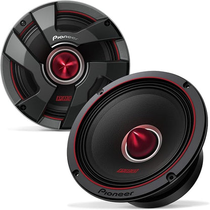 Pioneer P.R.O. Series TS-M651PRO 6.5” Speakers (Pair) – 500W Max, Perfect for high-SPL Builds and pro-Level car Audio