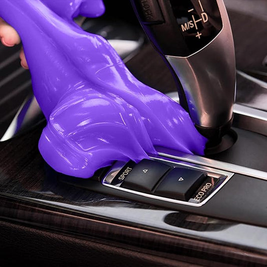 PULIDIKI Car Cleaning Gel Cleaning Putty Car Interior Cleaner Car Detailing Kit Car Cleaning Slime Car Cleaning Supplies Car Accessories Gifts for Men Women Purple