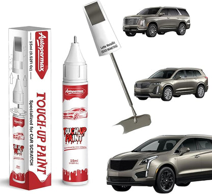Latte Metallic(G5D/WA615G) Car Touch Up Paint for Cadillac, Color Accurate Two-In-One Car Paint Scratch Repair Pen, Professional Scratch Remover for Vehicles Chips and Nicks Scuff