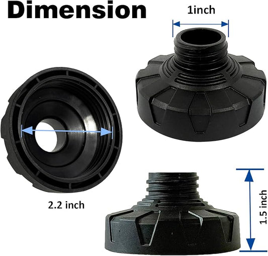 ESP Foam Cannon Adapter Converter 1 inch to 2.16inch, Leak-Proof Threaded Universal Connector, Anti-Slip for Most Foam Bottles & Nozzles