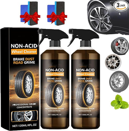 Wheelblaze Wheel Cleaner, Wheel Blaze Versatile and Powerful Rust Converter, Brake Buster Wheel Cleaner, Turn Filthy Wheels into Instant Shine and Lasting Protection (2PCS)