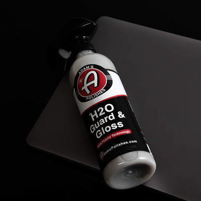 Adam's Polishes H2O Guard & Gloss (5 Gallon) - Car Detailing Hybrid Top Coat Silica Sealant, Car Wax & Polish Quick Detailer | After Car Wash Seals, Shines, and Protects All Exterior Surfaces