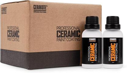 CERAKOTE Professional Ceramic Coating Bulk Pack | High-Gloss Professional-Grade Paint Protection Kit | Ultra-Hydrophobic | UV & Chemical Resistant | 500 Wash Longevity | 30ml Bottles (Pack of 12)