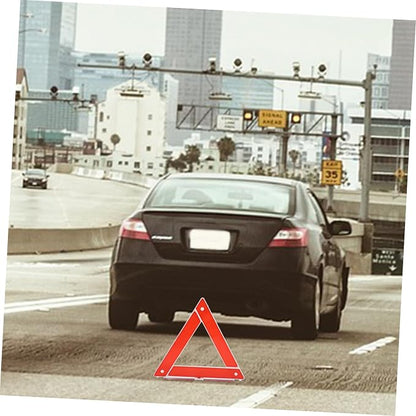 Cabilock Warning Triangle Safety Sign for Roadside Assistance Portable and Car Safety Kit for Vehicle Breakdowns and Emergencies