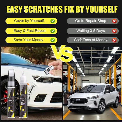 XNA Cactus Gray(NE/A3457) for Ford Touch Up Paint, Car Scratch Remover for Nicks and Chips Repair, 2-In-1 Quick & Easy Fix Car Scratch Repair Kit with Exact Color-Matched