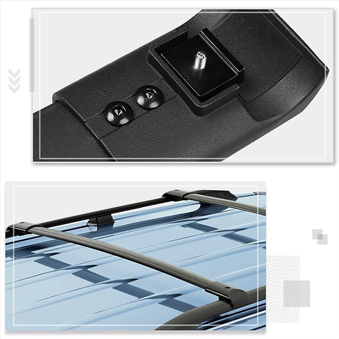Pair Roof Rack Cross Bars,Aluminum Crossbars Cargo Bars Compatible with Honda Pilot 03-08