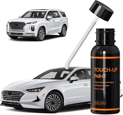WC9 Hyper White Touch Up Paint for Hyundai, DIY Car Paint Scratch Repair Kit, Automotive Paints, Quick & Easy Fix Scratch Repair for Azera/Palisade/Sonata