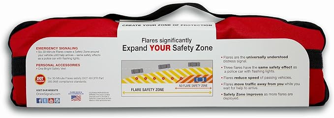The Original Highway Flare Kit (6-Pack Emergency Flare Kit)