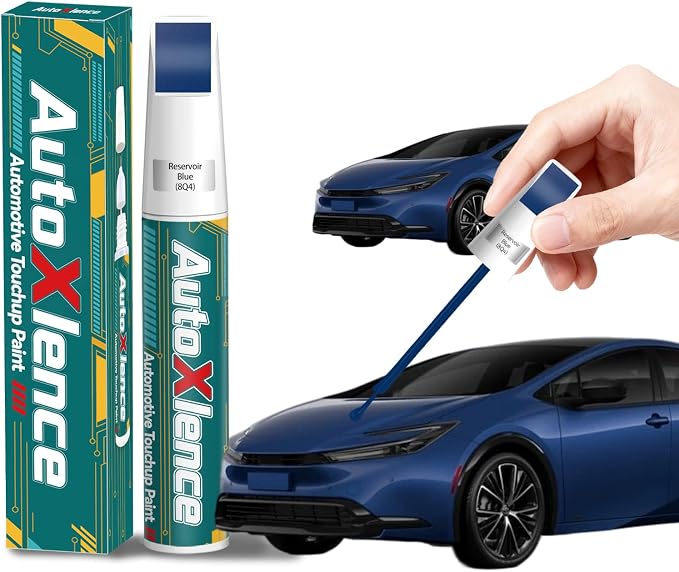 8Q4 Reservoir Blue Touch Up Paint Compatible with Toyota Car Paint Pen Scratch Repair Automotive Scratch Remover Fix Exact Color Match
