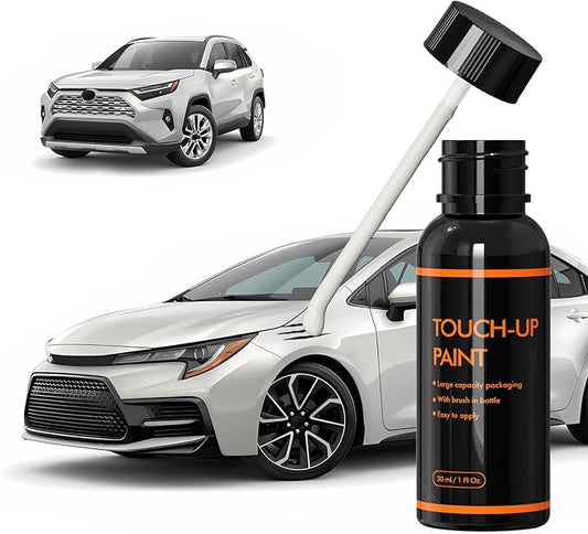 070 Blizzard Pearl Touch Up Paint for Car, DIY Car Paint Scratch Repair Kit, Automotive Paints, Quick & Easy Fix Scratch Repair Compatible with Toyota Camry/Corolla/RAV4/Highlander/Venza/Sienn
