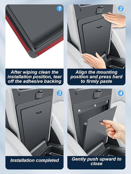 BIBIBO for 2026 Honda Passport Accessories Center Console Organizer for 2026 Honda Passport Armrest Hidden Storage Box Secret Compartment Insert Tray 2026 Passport Console Glove Pallet Organizer