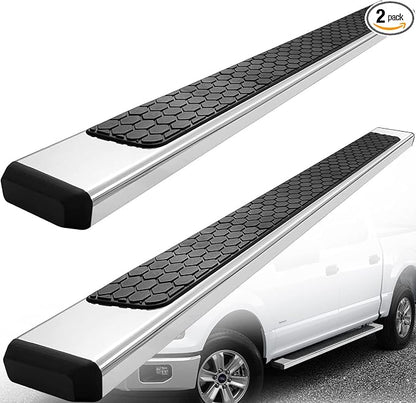 COMNOVA 6.5 Inch Side Steps Running Boards Compatible with 2015-2026 Chevy Colorado/GMC Canyon Crew Cab. Stainless Steel Step Bars Running Boards for Colorado Crew Cab.