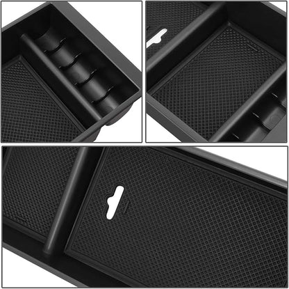 DNA MOTORING Center Console Organizer Tray Compatible with 15-19 F150 with Bucket Seats, Armrest Storage Box, ZTL-Y-0073