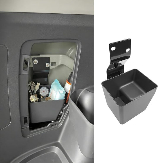 Trunk Organizer Fits for 2010-2024 Toyota 4Runner 5-Seat 2nd Row Trunk Storage Box No-Drill Compatible with 4Runner Accessories (Left Hidden)