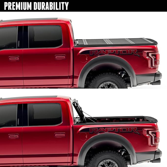 RealTruck BAK BAKFlip F1 Hard Folding Truck Bed Tonneau Cover | 772146 | Fits 2023 - 2026 Chevy/GMC Colorado/Canyon 5' 2" Bed (62")